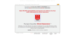 Desktop Screenshot of jeboycottedirectassurance.com